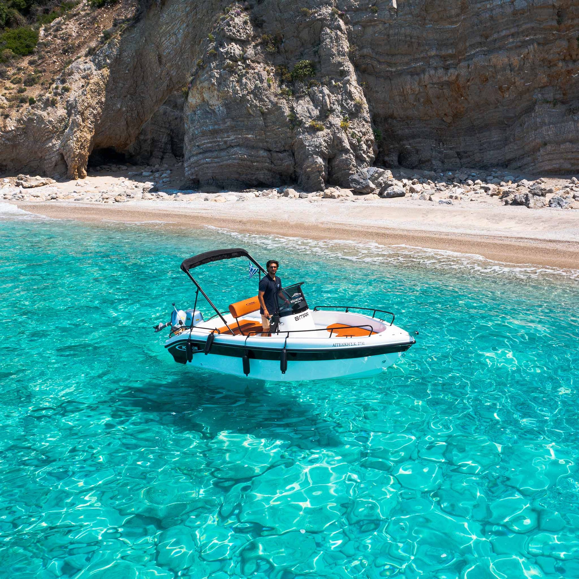 no liense boat rental corfu