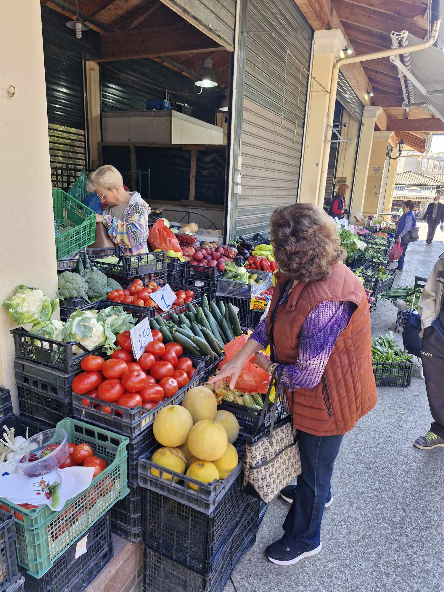 Corfu market & cooking class